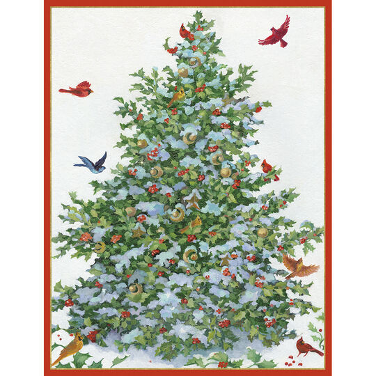 Songbird Tree Holiday Cards